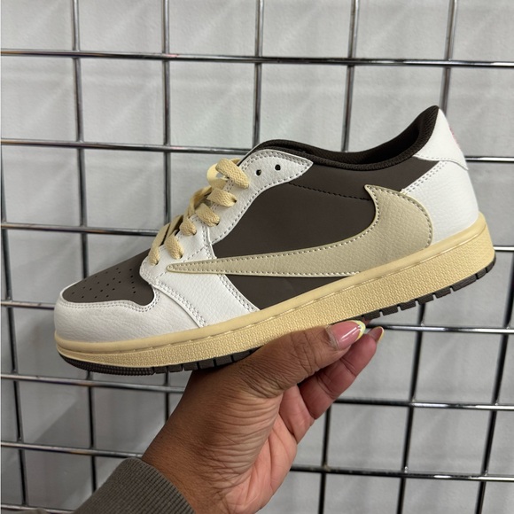 Nike Other - Nike Air Jordan 1 Retro Low OG SP Travis Scott Reverse Mocha Mens 9.5